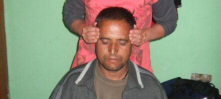 Indická masáž hlavy - Champi